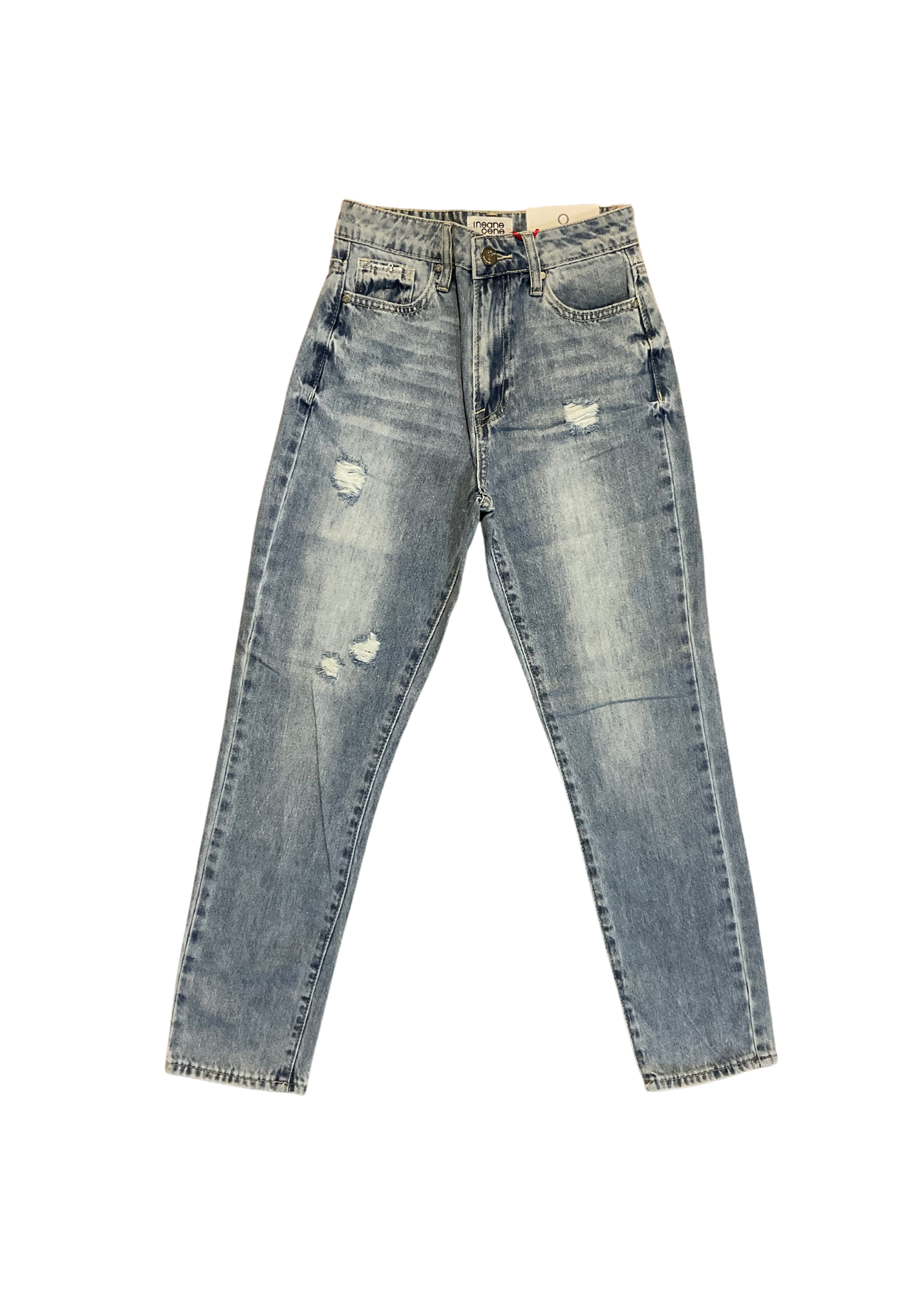 JEANS RECTO TIRO ALTO