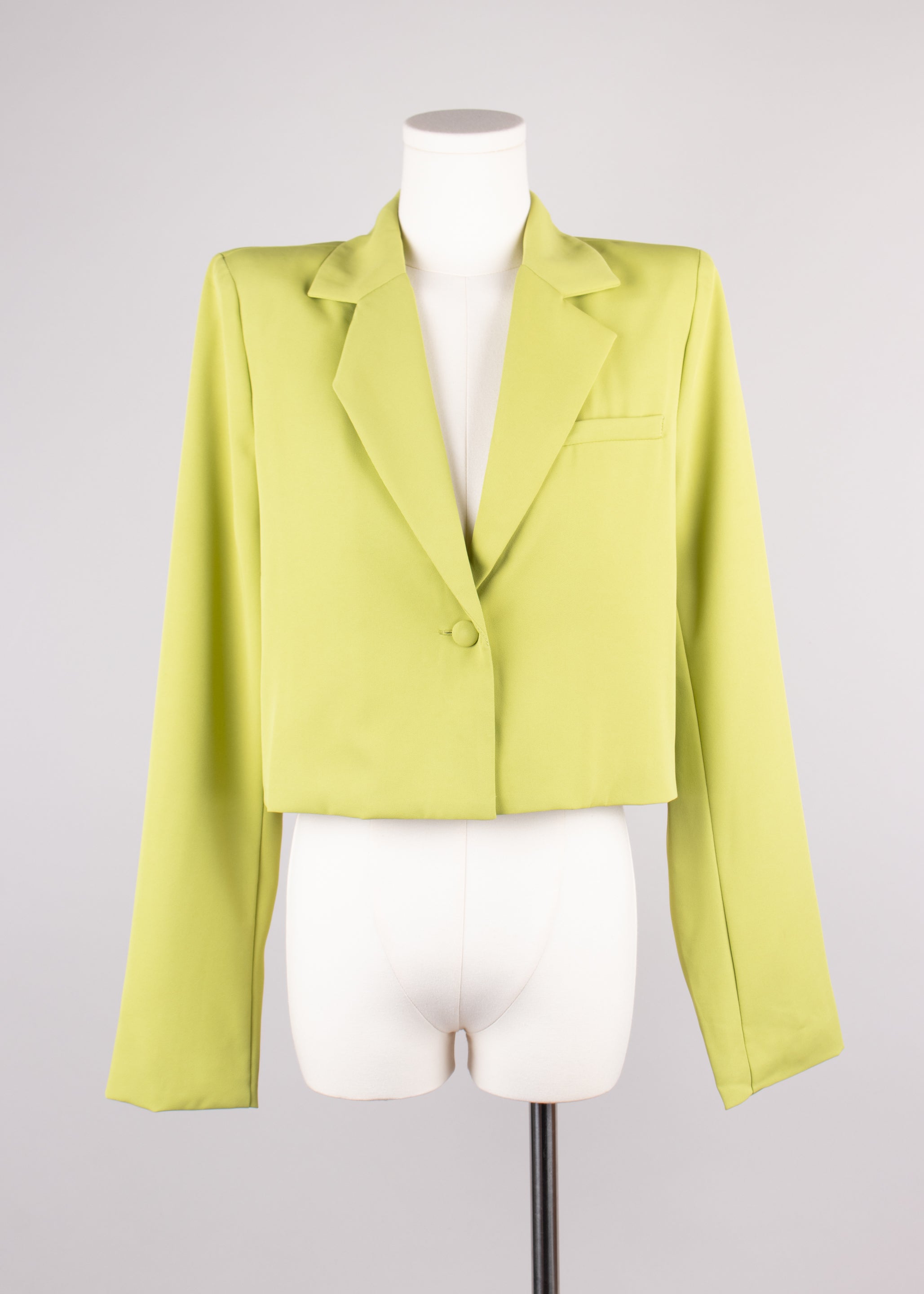 Blazer corto verde