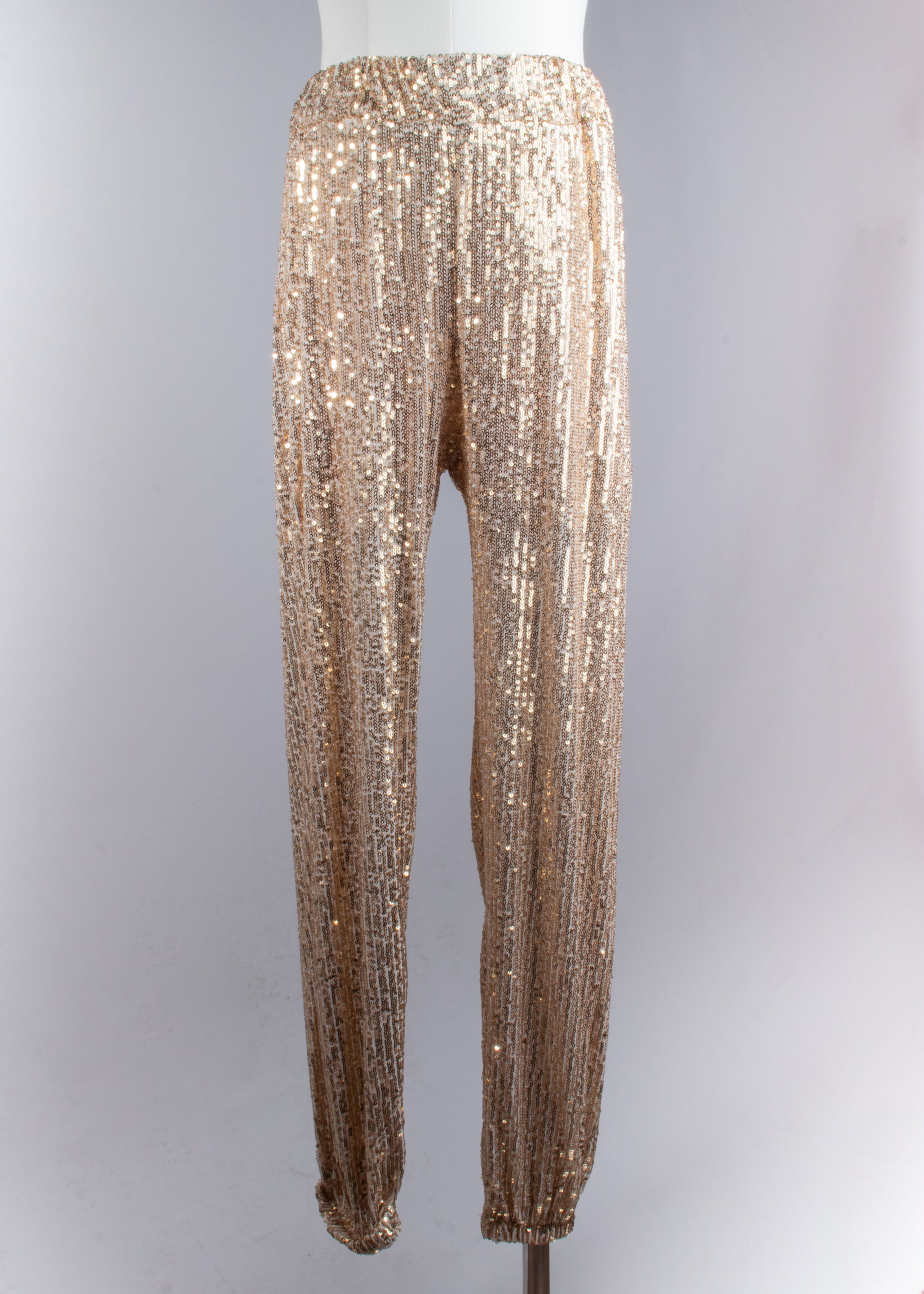 Jogger lentejuela dorado
