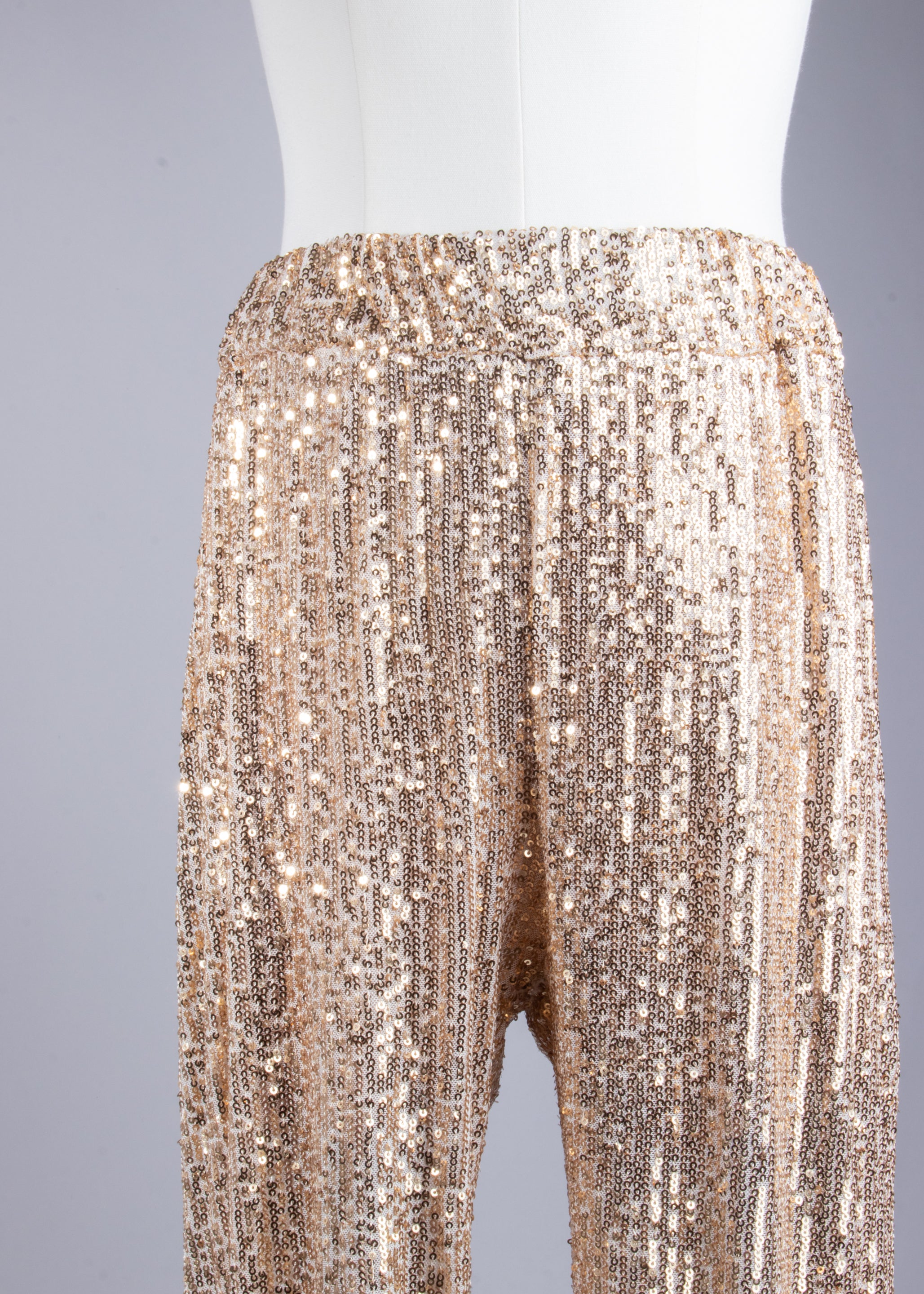 Jogger lentejuela dorado