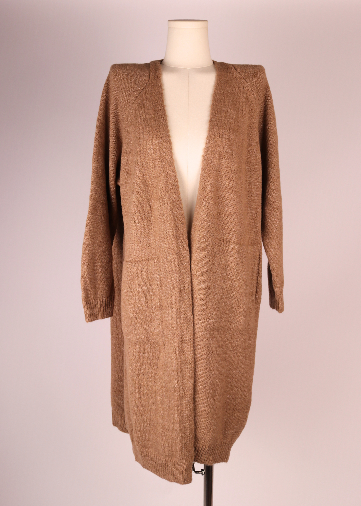 CARDIGAN CAMEL ESTRELLA ORO