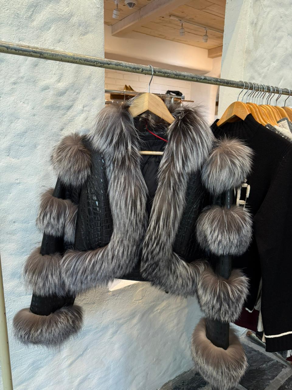 LEATHER JACKET WITCH FOX