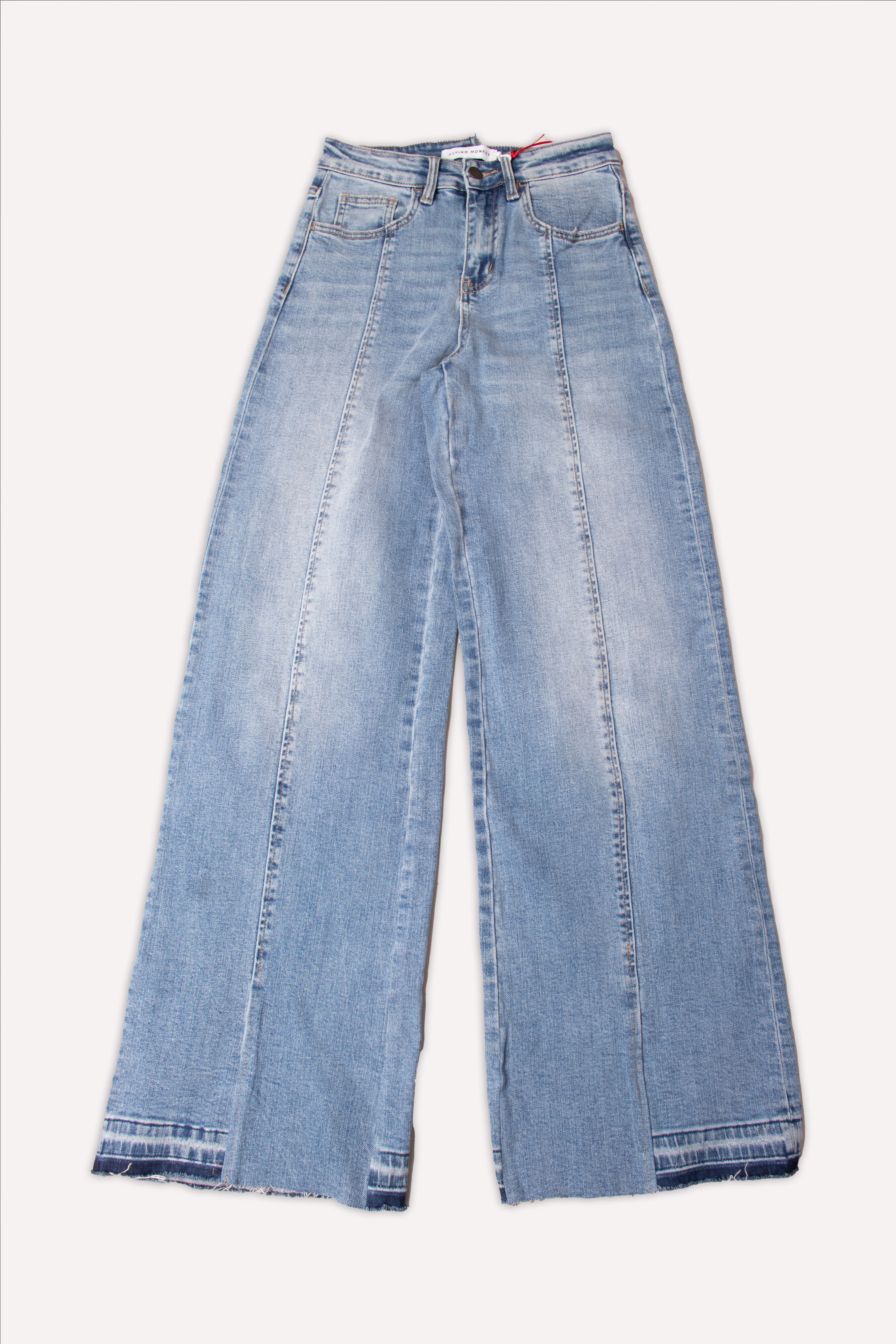 JEANS FLYING MONKEY SUPER HIGH RISE SEAM WIDE