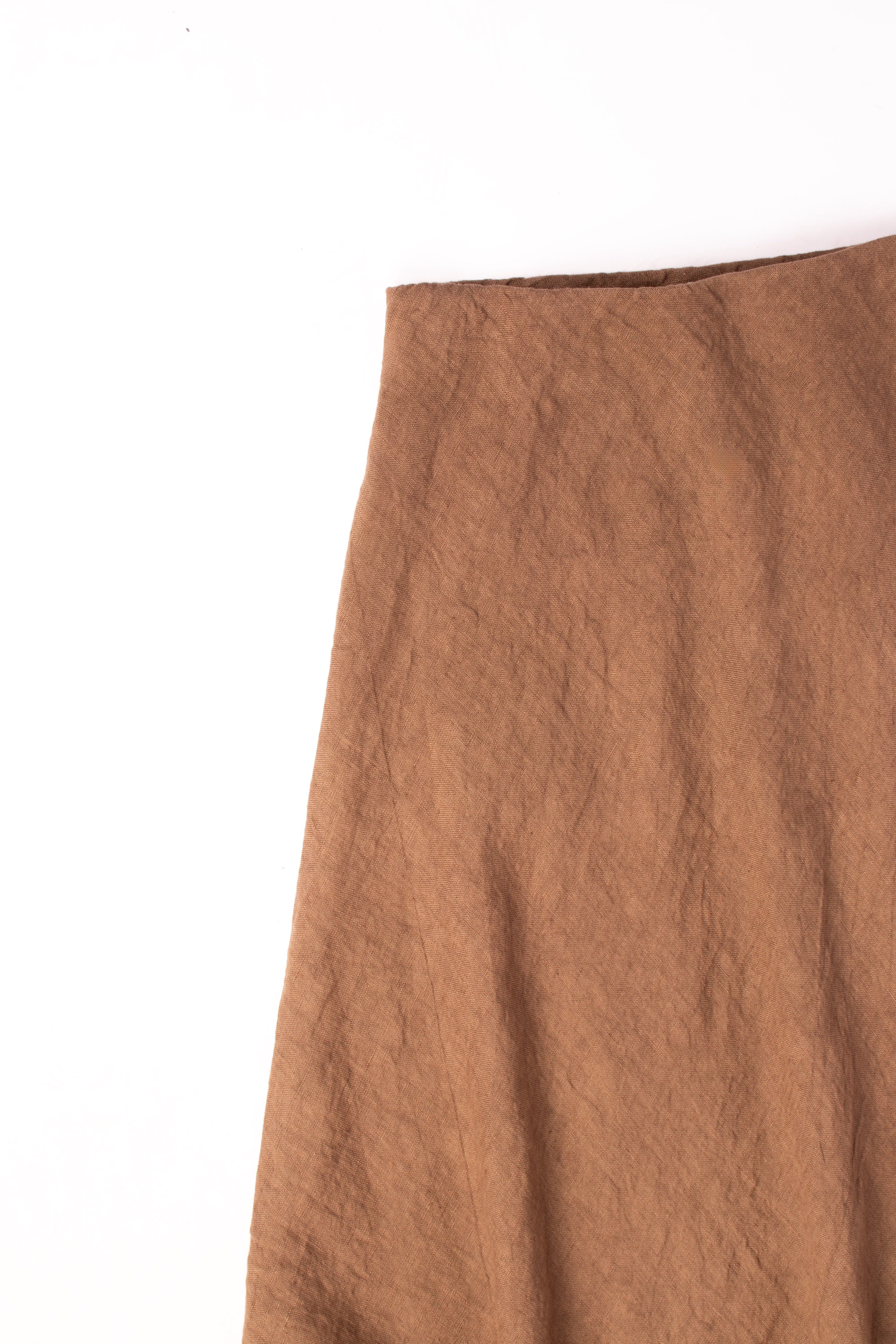 EP LUXURY FALDA MIDI EMILI CAMEL