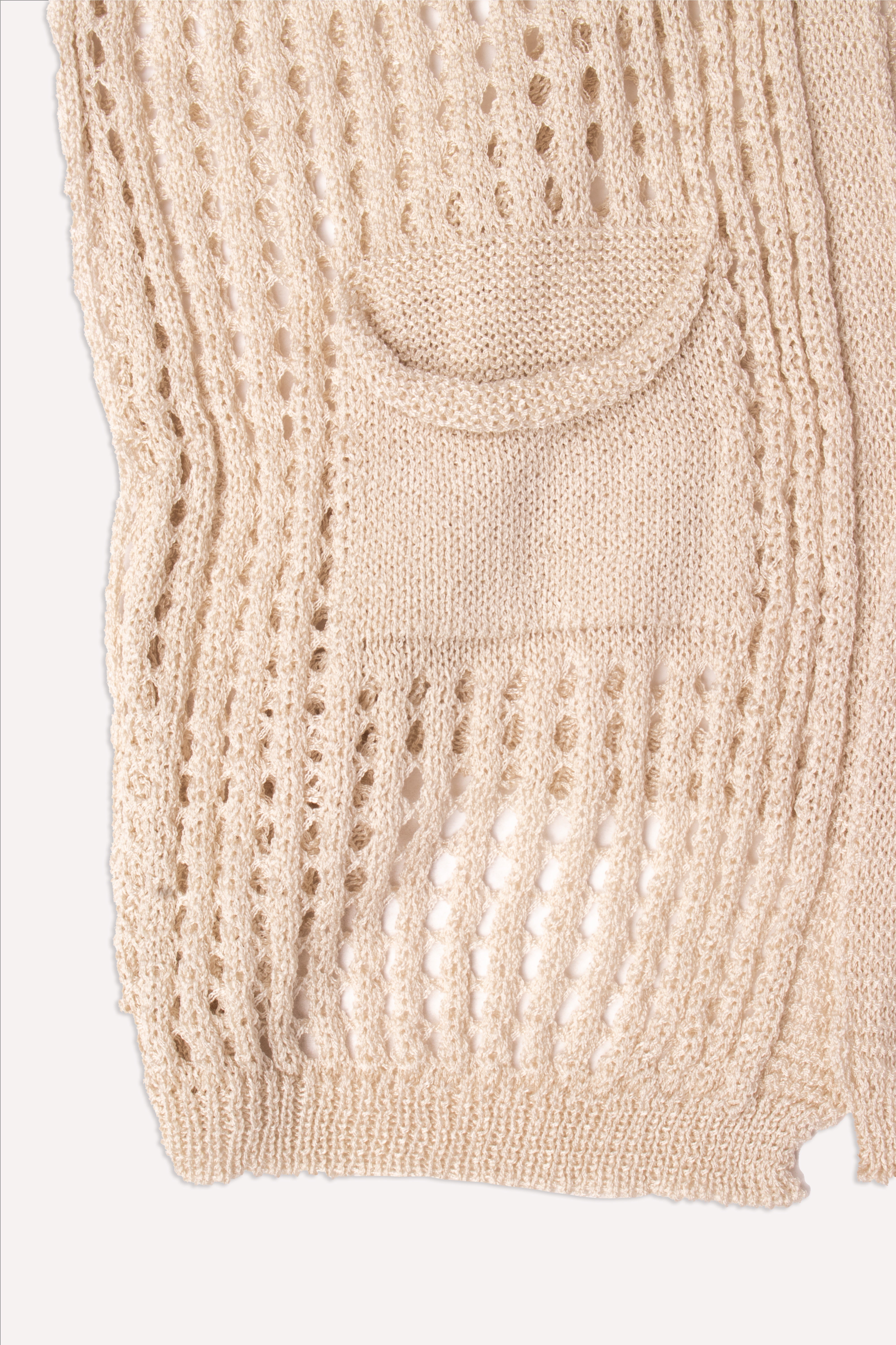 EP LUXURY CARDIGAN CROCHET STAR BEIGE