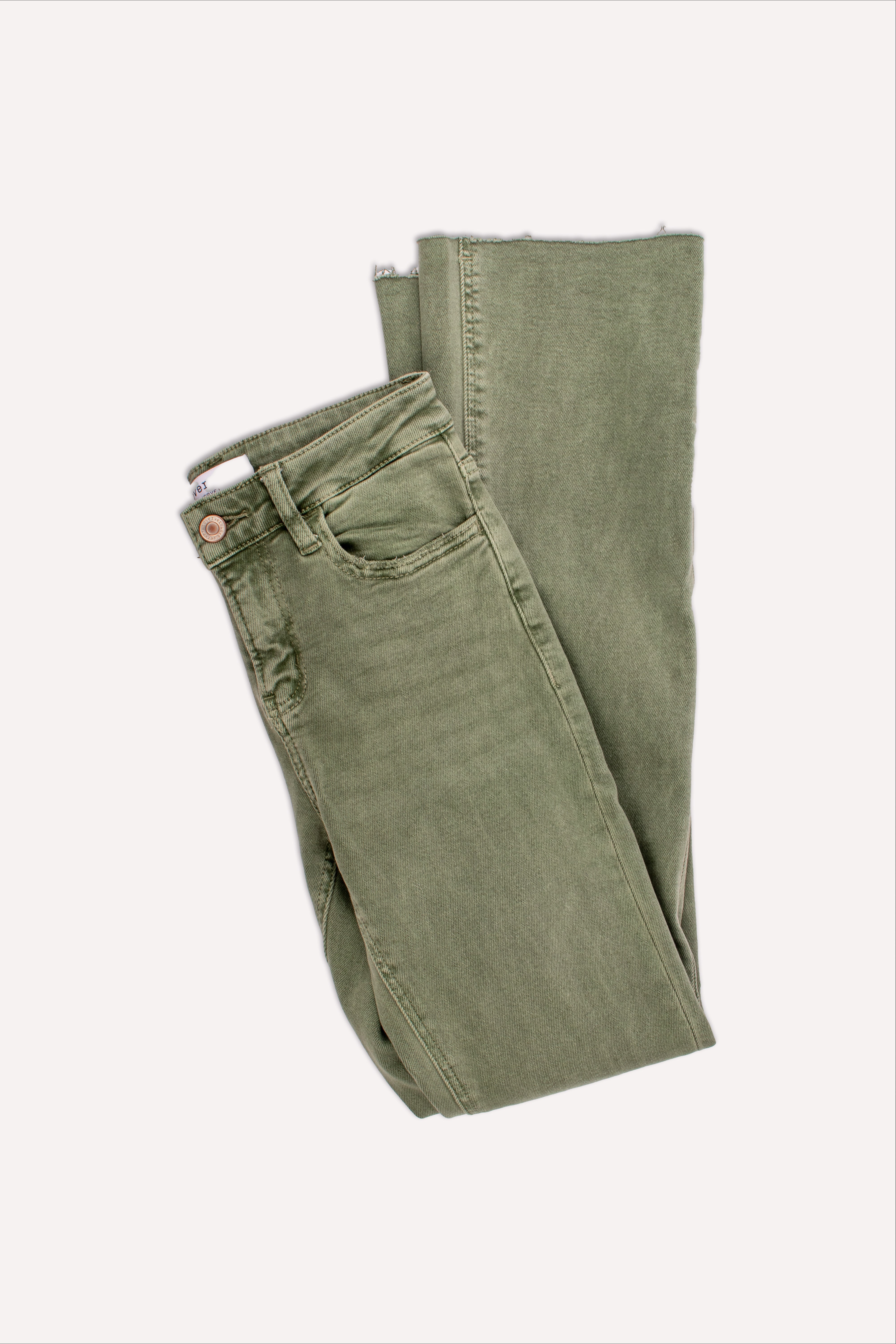 JEANS CORTE BOTA VERVET OLIVE