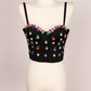 TOP CORSET PEDRERIA DE GOTA N
