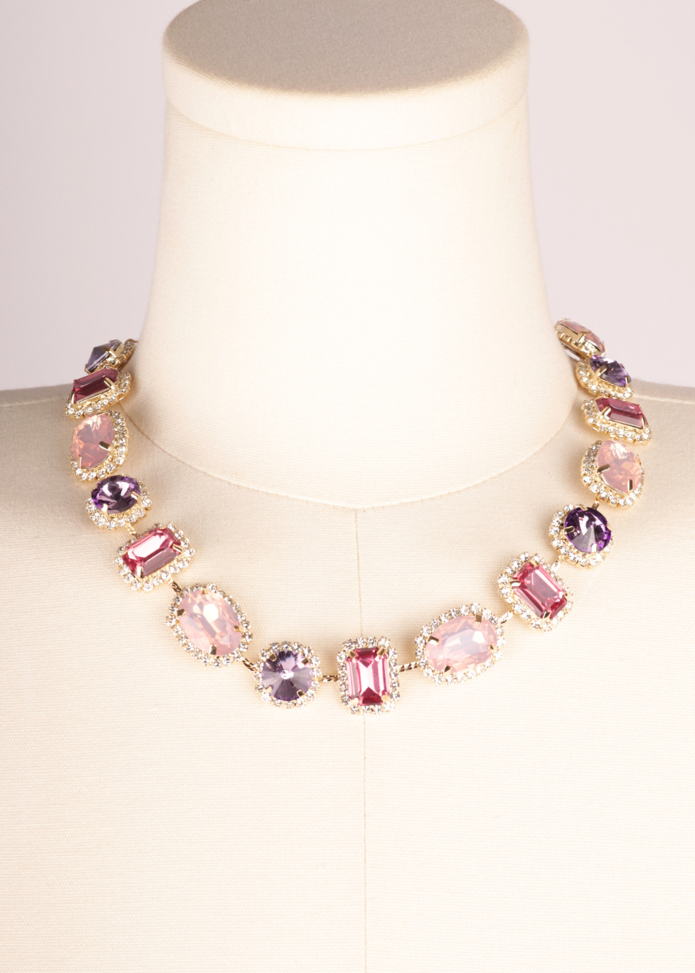 COLLAR CRISTAL ROSA