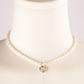 COLLAR PERLAS DIJE CORAZON