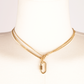 COLLAR CADENA DIJE DE ROSCA
