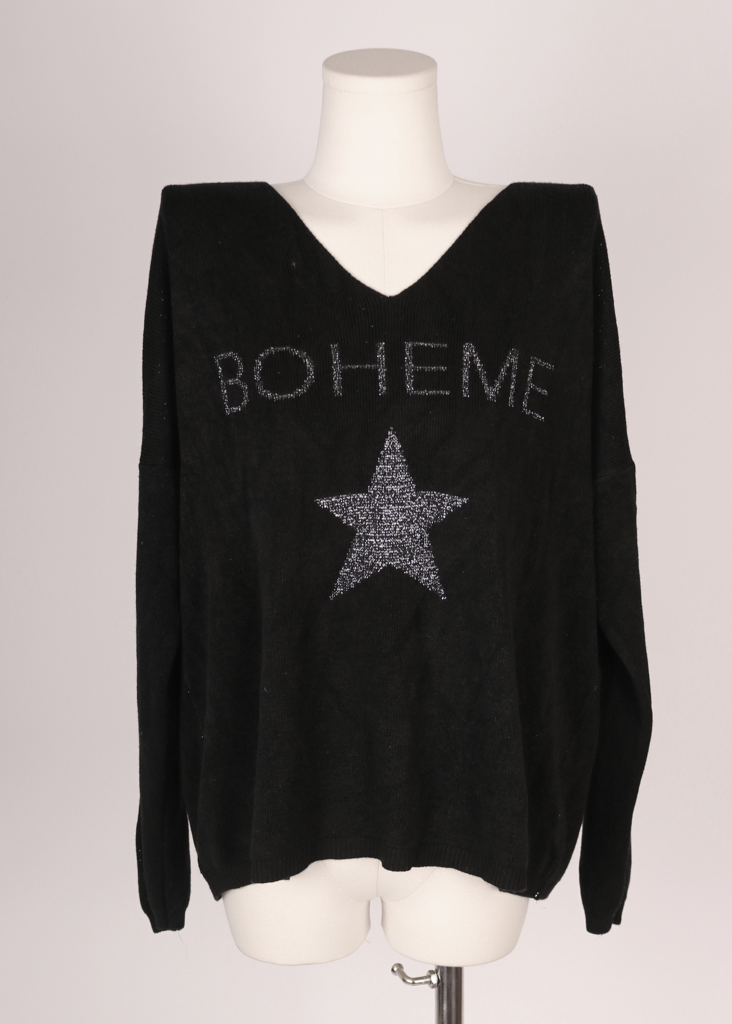 SWEATER BOHEME STAR NEGRO