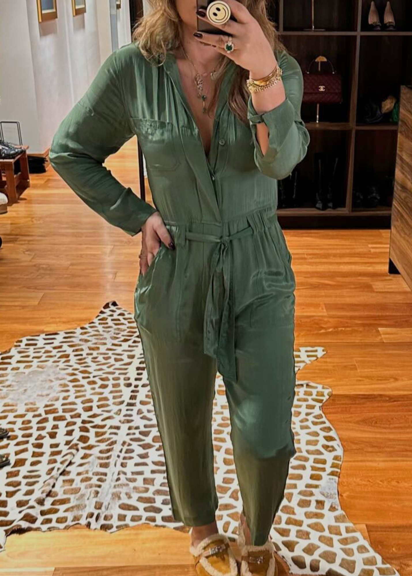 GUADALUPE JUMPSUIT LYDIA GREEN
