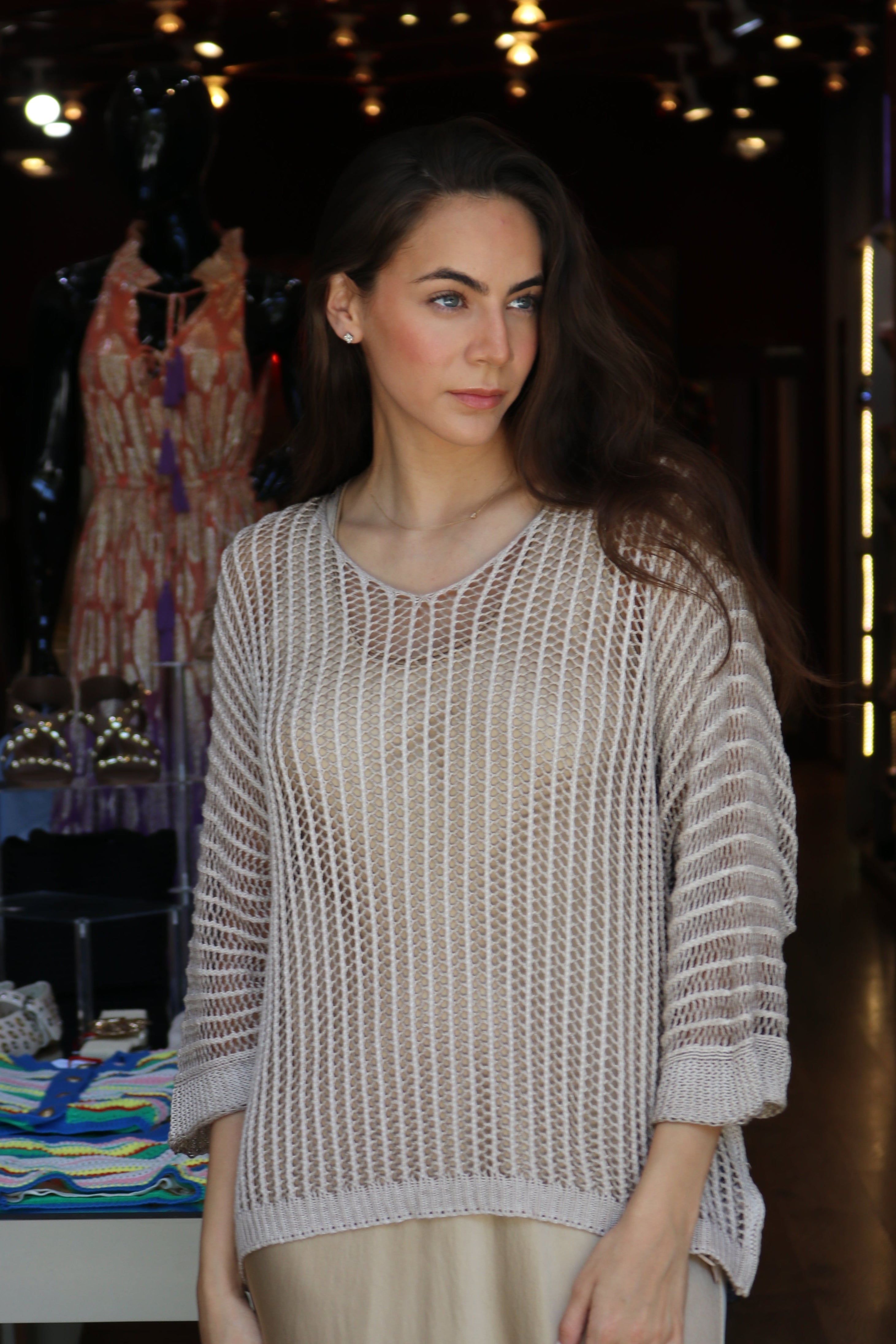 EP LUXURY ITALY BLUSA DE CROCHET