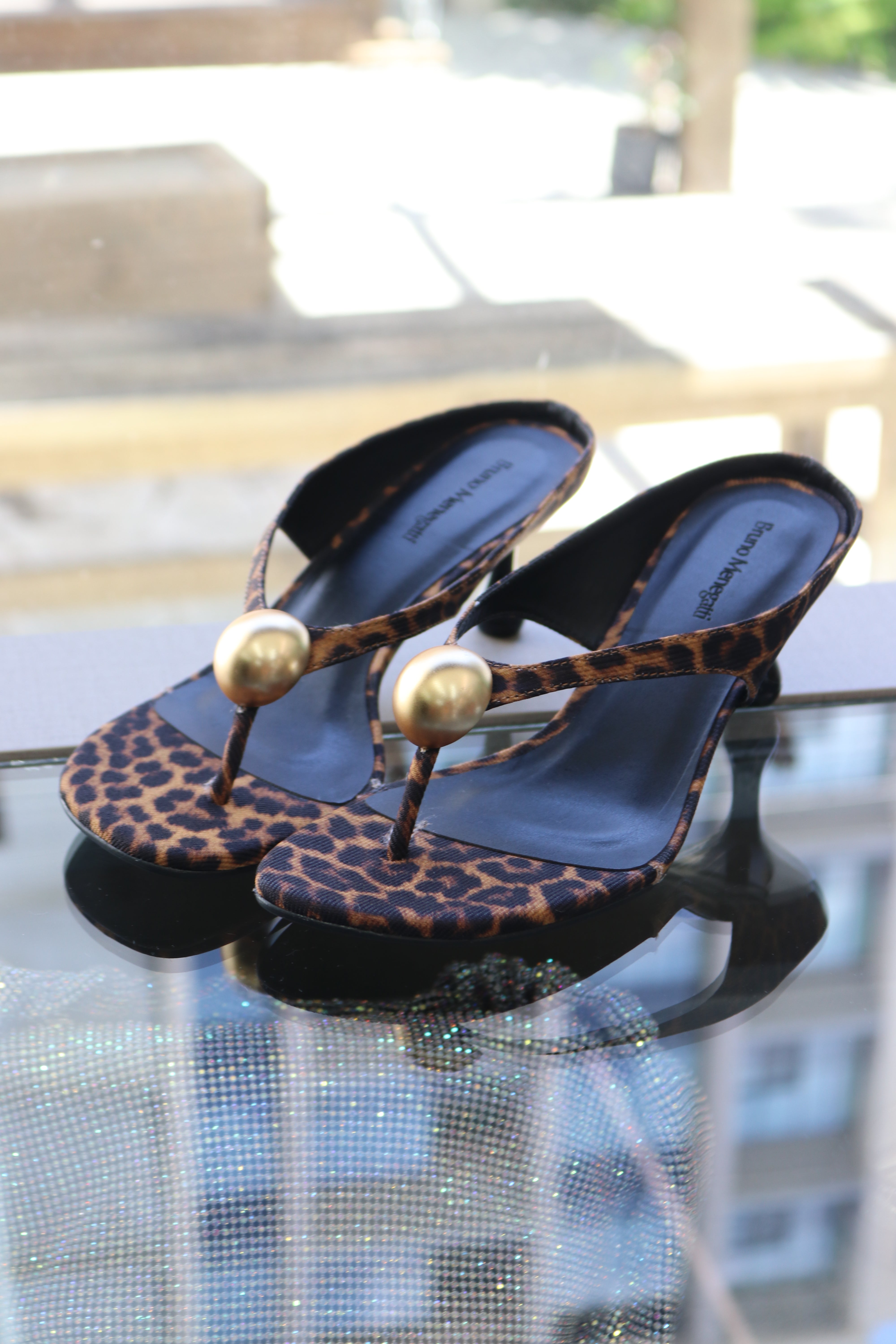 BRUNO MENEGATTI SANDALIA VERA LEOPARD
