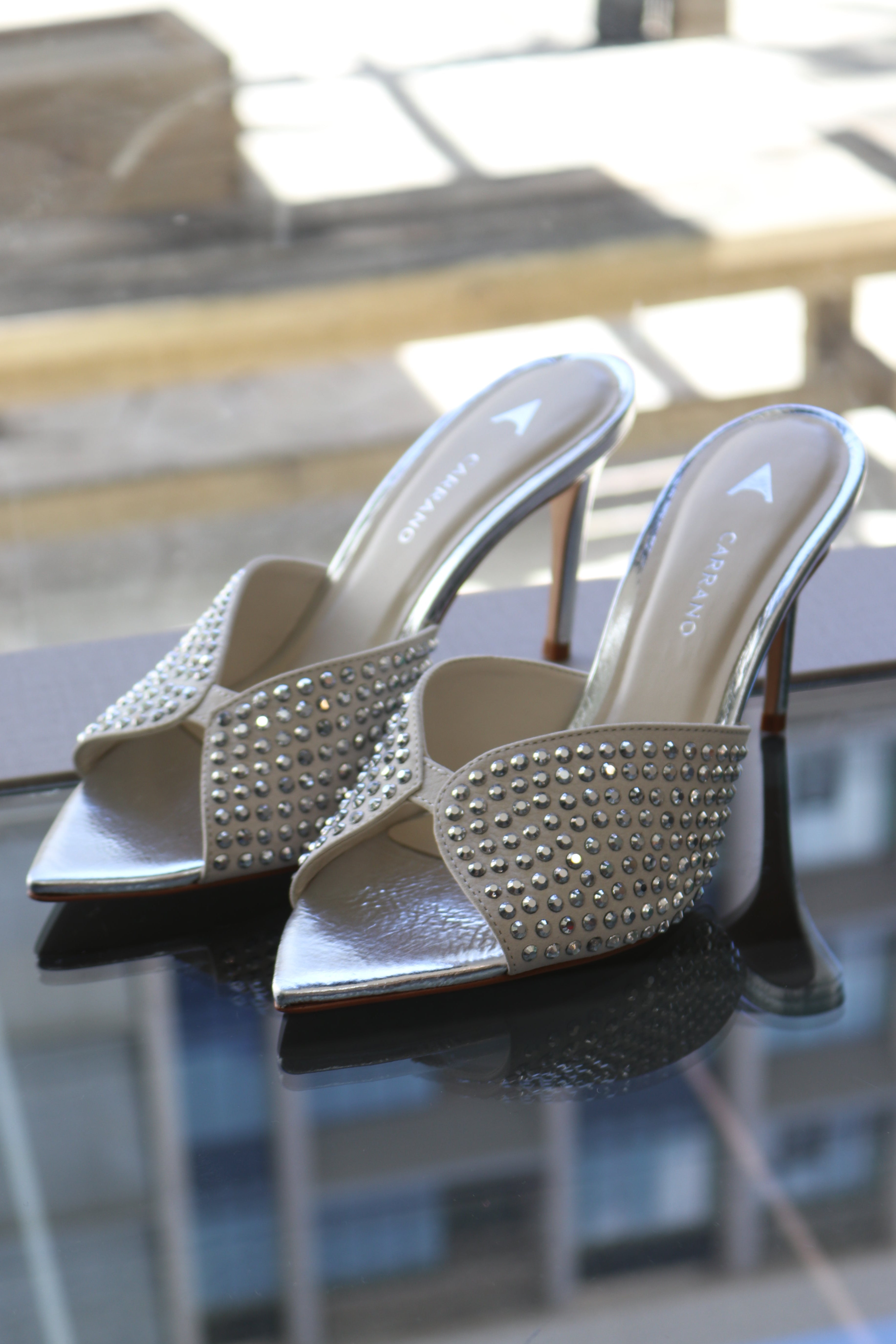 CARRANO SANDALIA LEATHER SILVER