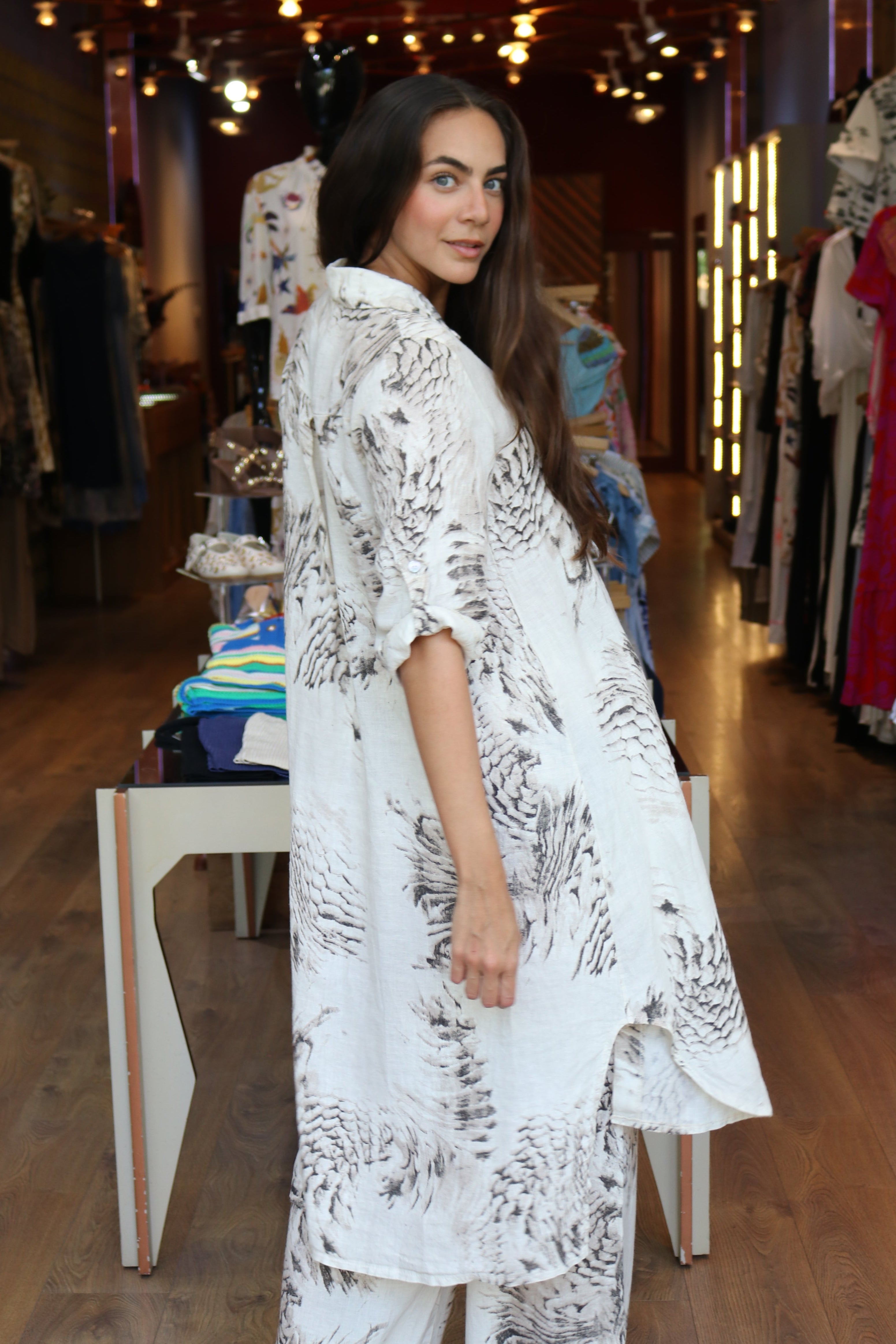 EP LUXURY ITALY TUNICA PRINT DE SERPIENTE