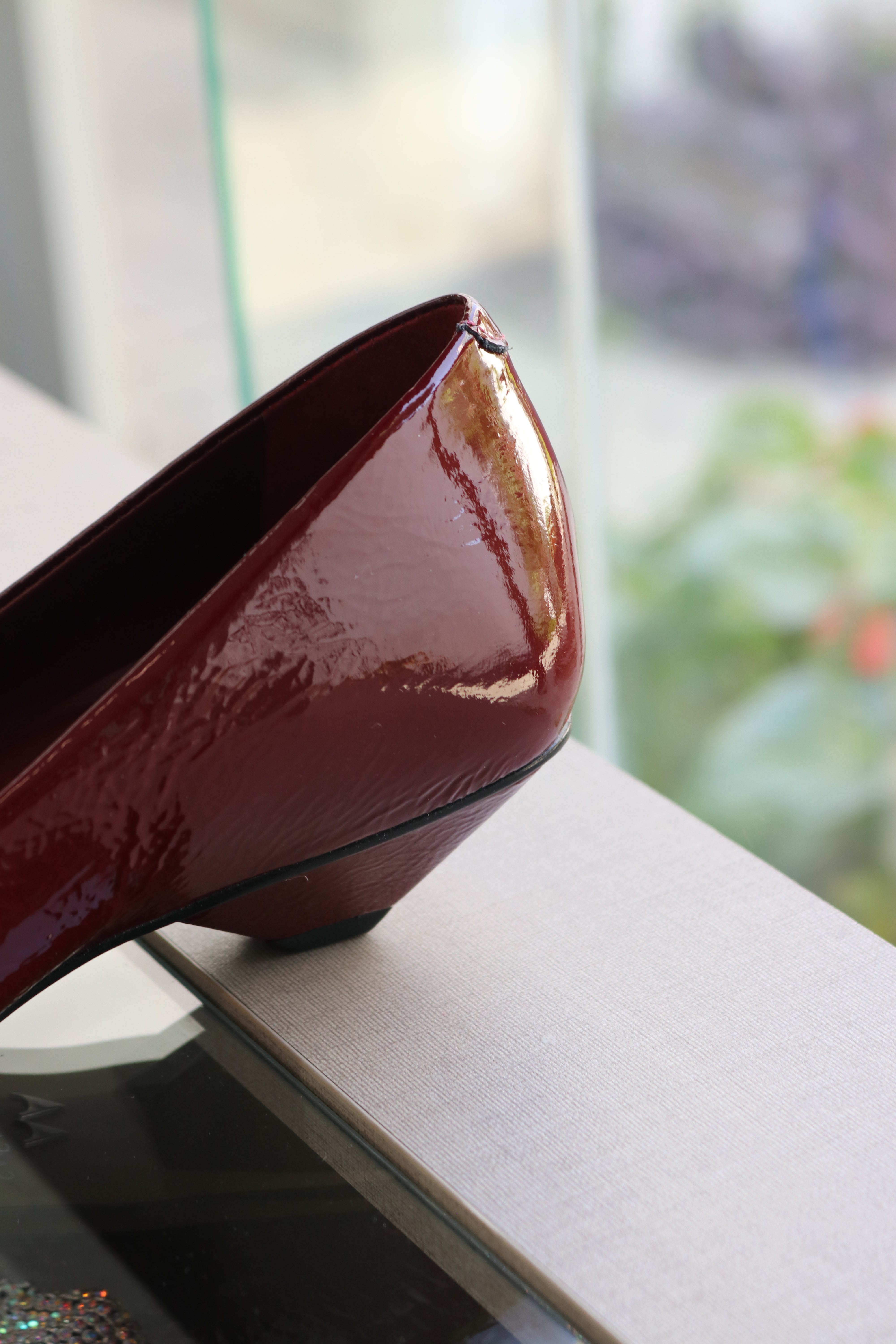 CARRANO HEEL PUMP LEATHER VERNIZ