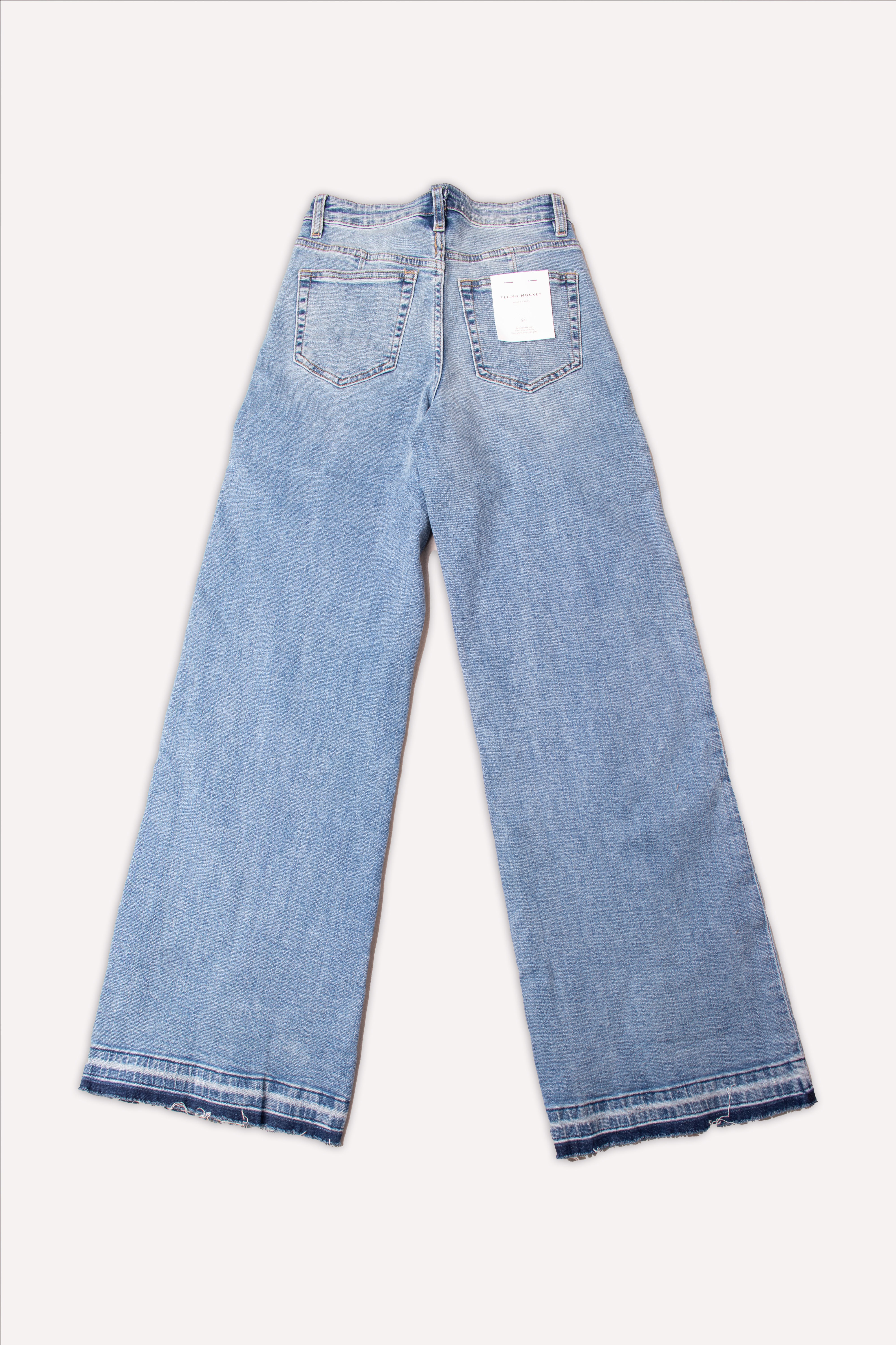 JEANS FLYING MONKEY SUPER HIGH RISE SEAM WIDE