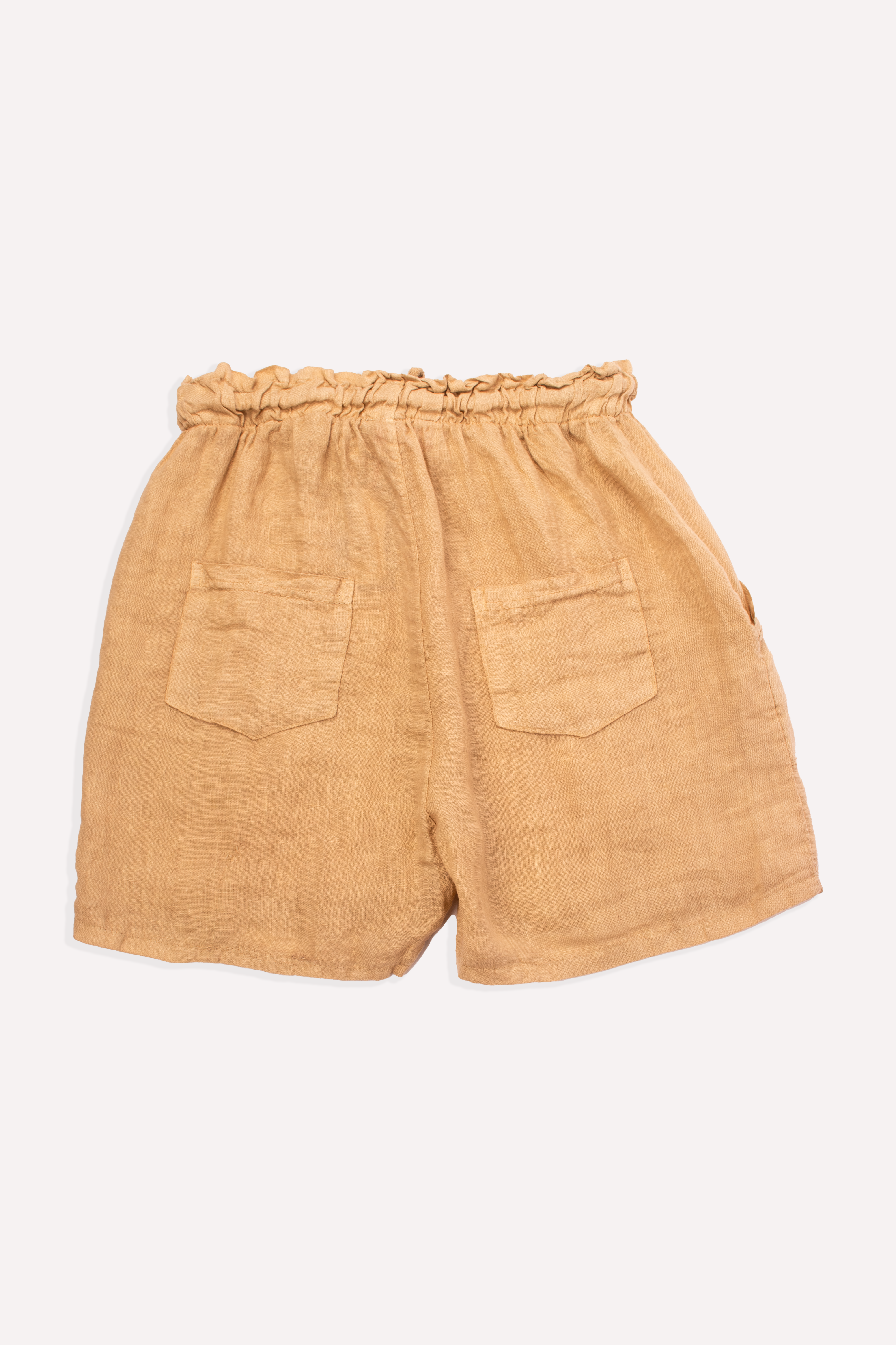 SHORTS DE BOTONES CAMEL