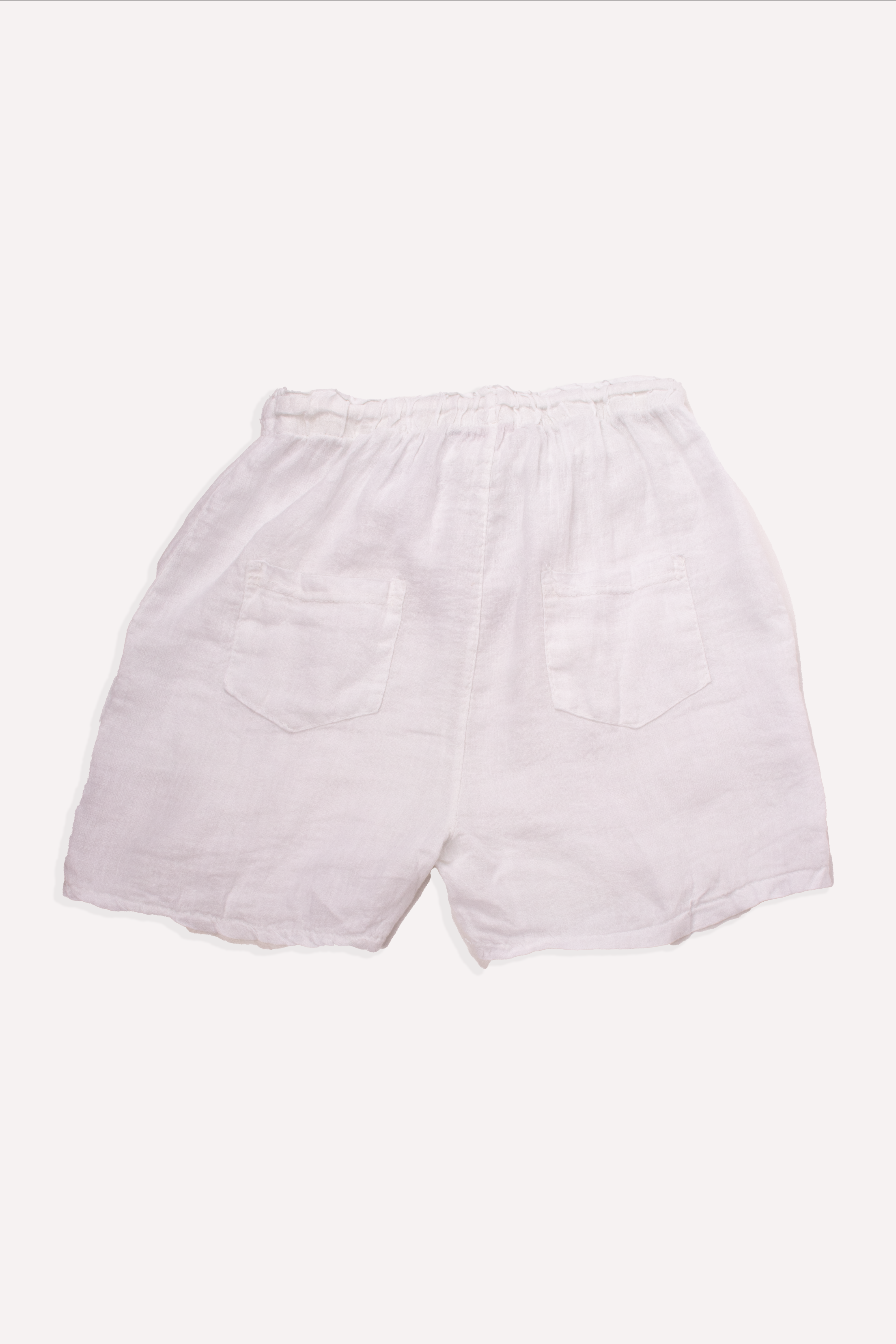 SHORTS DE BOTONES BLANCO