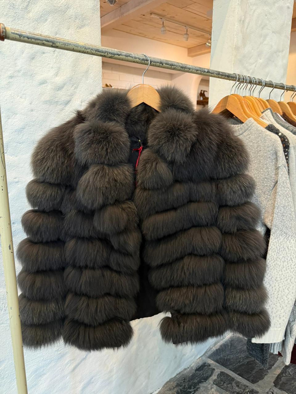GENUINE FOX FUR COAT