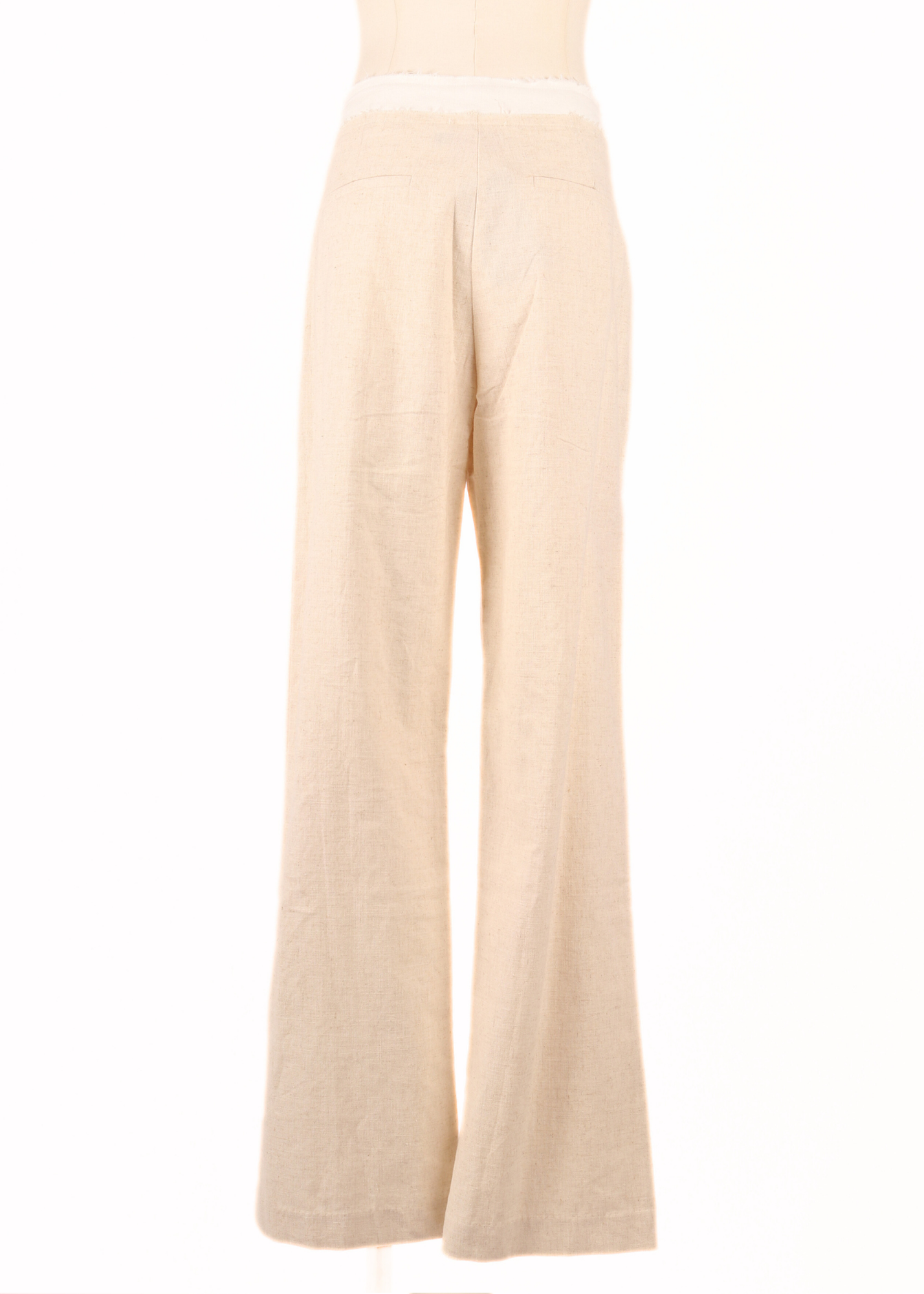 PANTALON SLIM FIT IVORY CONTRASTE