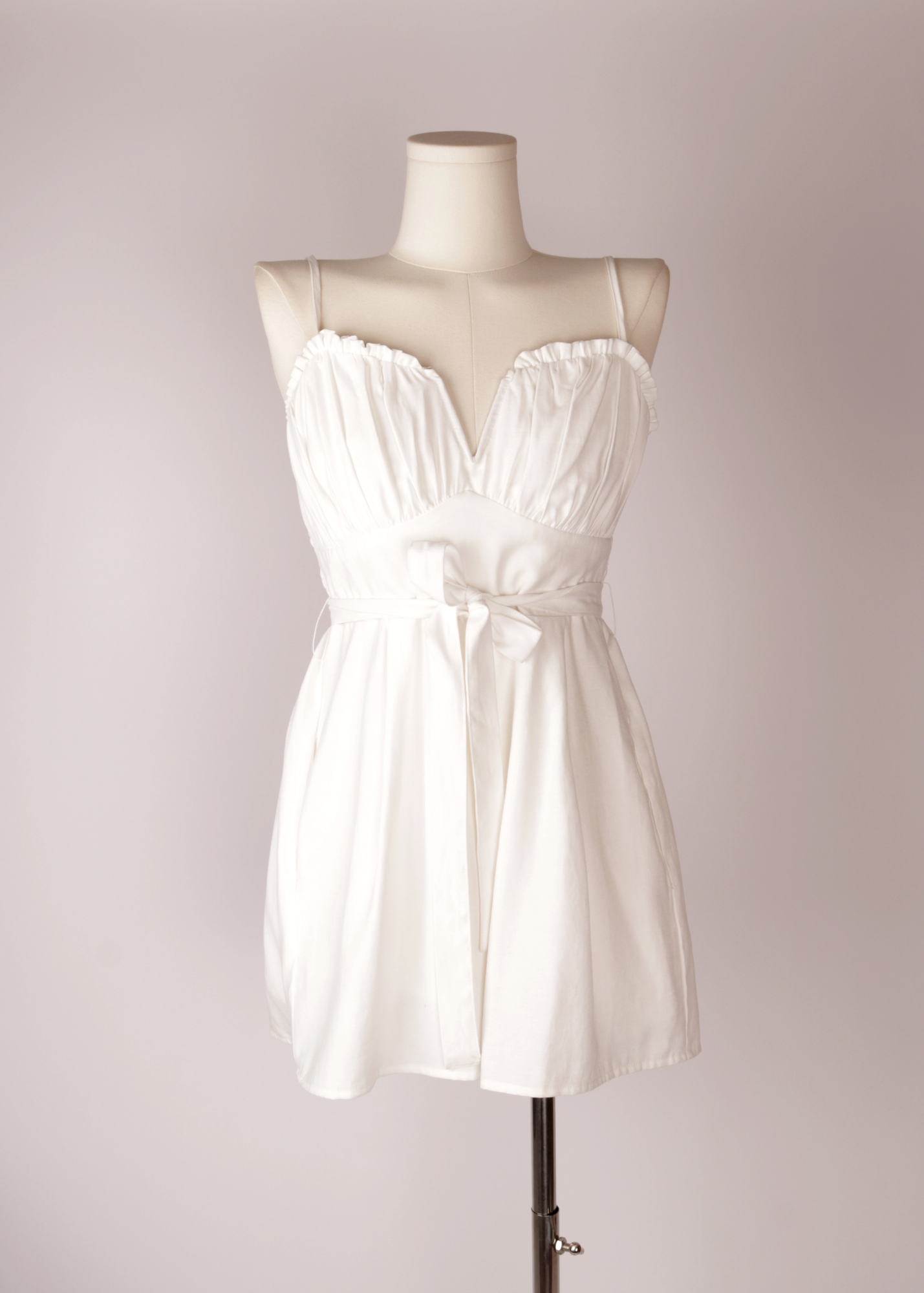 ROMPER FRUNCIDO BLANCO