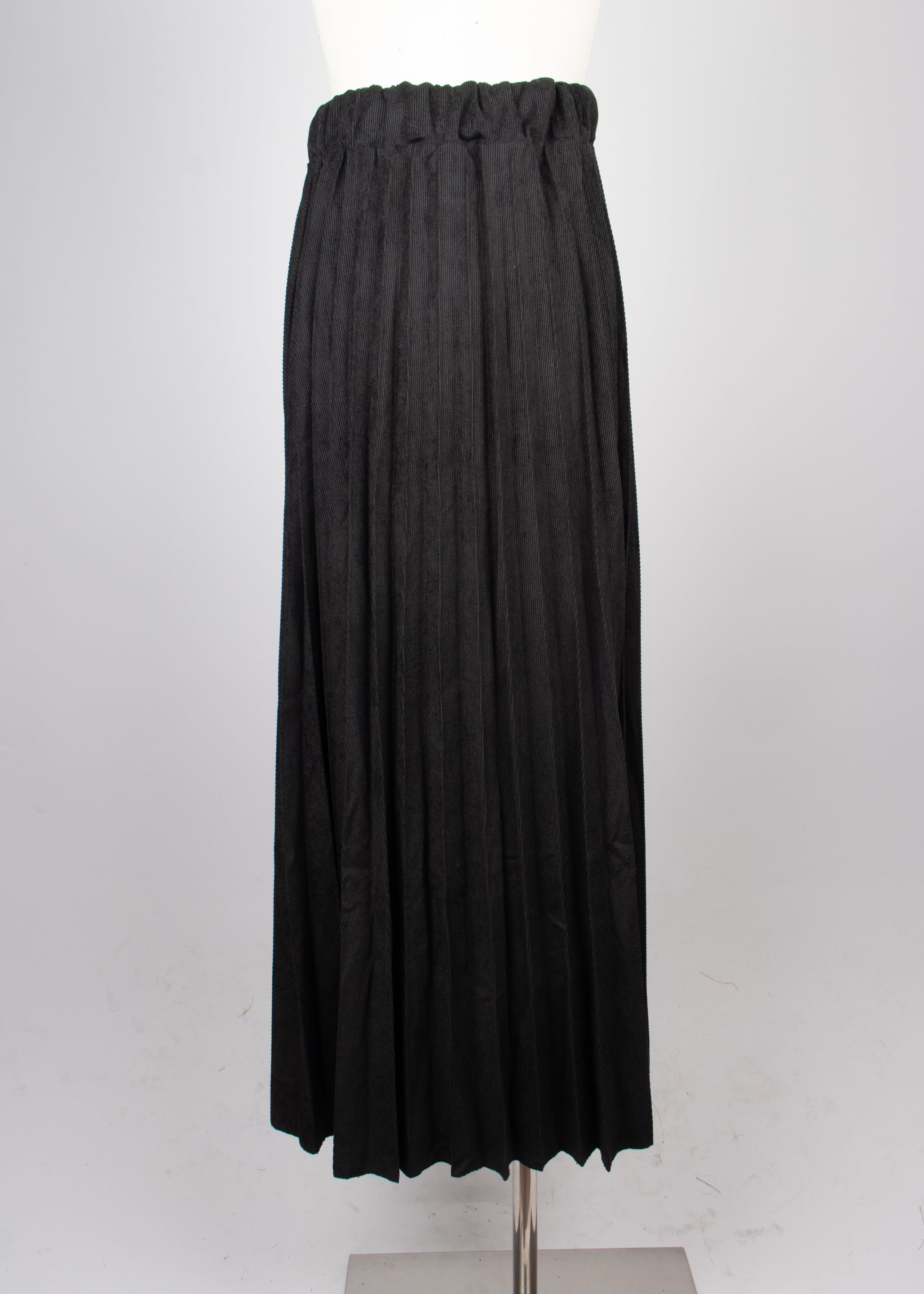 Falda tablones pana negro